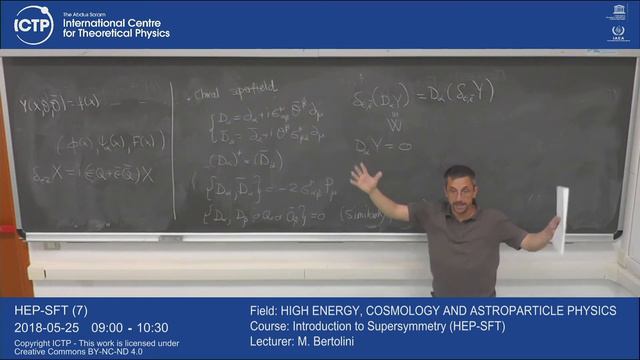 Introduction to Supersymmetry (HEP-SFT) 7 of 12 смотреть онлайн