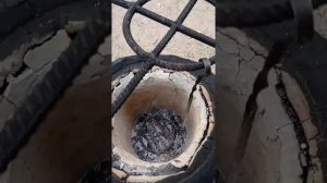 Тандыр из камня, глины под крышку от казана своими руками! А также аксессуары тандыра из металлолом