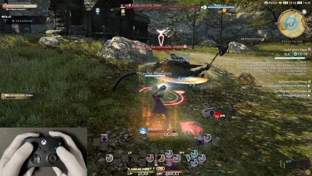 Final Fantasy 14 Gameplay looks BEAUTIFUL on Xbox Series X + Controller Handcam Settings смотреть онлайн
