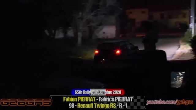 Renault Twingo RS - Fabien PIERRAT - RALLY - 2020 - Lorraine + Fabrice PIERRAT смотреть онлайн