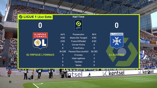 Lyon vs Auxerre | Ligue 1 Uber Eats | PES 2021 Mod Version смотреть онлайн