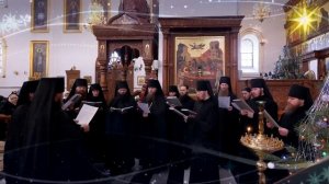 Колядки. Братский хор. Святогорская Лавра 13.01.2017 г.