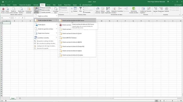 Obtener y Transformar de SQL Server a Excel смотреть онлайн