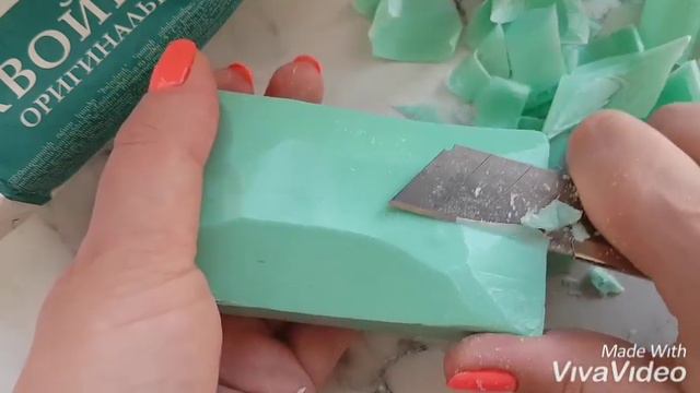 ASMR/АСМР- режу мягкое хвойное мыло смотреть онлайн