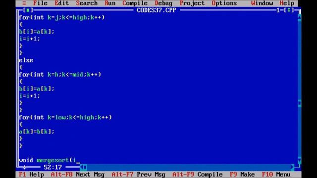 Merge Sort Using C++ смотреть онлайн