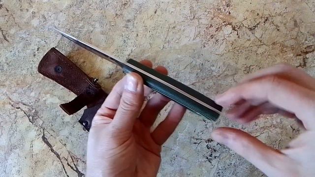 НОЖЕЯР. Нож "Гурон" 95х18 ж10 чёрно-зелёный смотреть онлайн