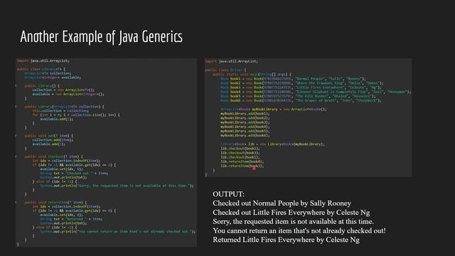 Java Generics | CSCE 314 Week In Review IX [Part III] (Spring 2023) смотреть онлайн