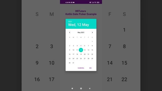 kotlin date picker dialog смотреть онлайн
