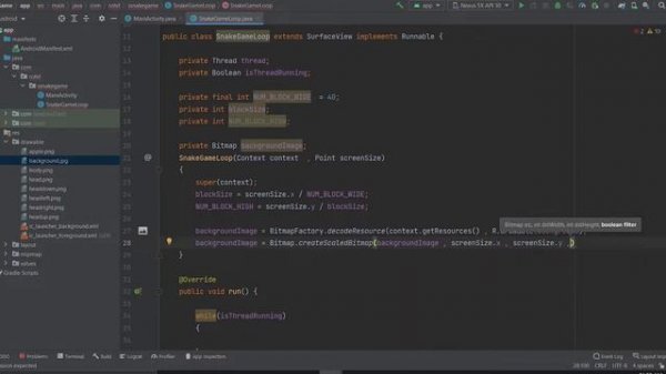 Snake Game In Android | JAVA | Android Studio | PART 1
