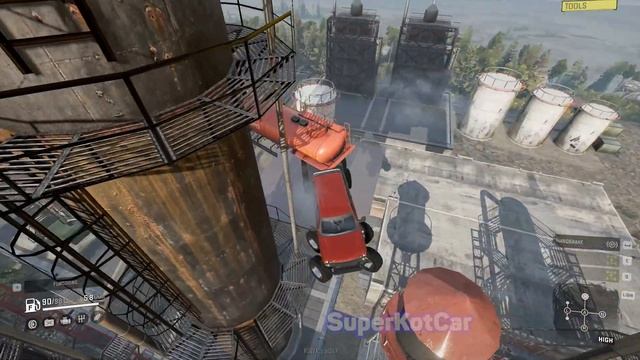 SnowRunner Chevy 8x8 - Factory Roof Madness. смотреть онлайн