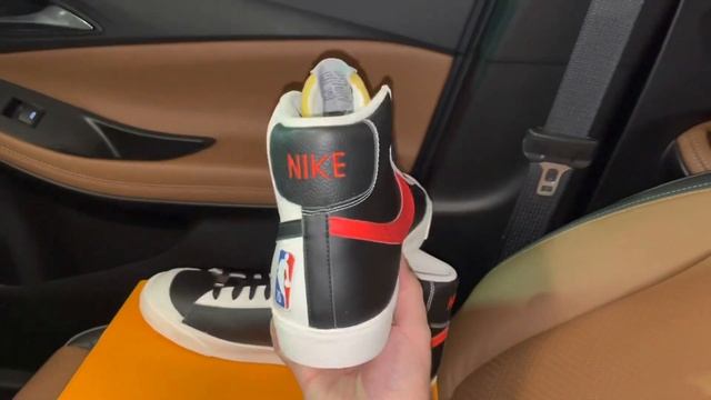 Nike Blazer Mid 77 EMB NBA 75th Anniversary Trail Blazers shoes смотреть онлайн