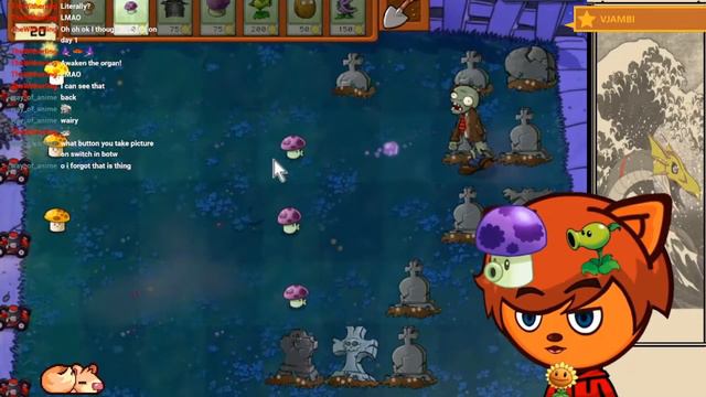Kitaro plays Doom Eternal, wait I mean Plants vs Zombies (pc) смотреть онлайн