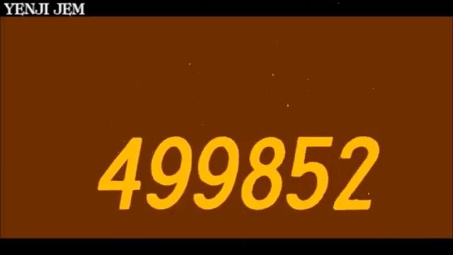 Numbers 1 to 1,000,000 in Time Lapse x4 (for Jon Count to 100,000 the GoAnimate FanRules) смотреть онлайн