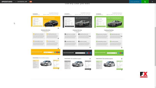 Car Rental WordPress Theme Landing Page Dean Chase смотреть онлайн
