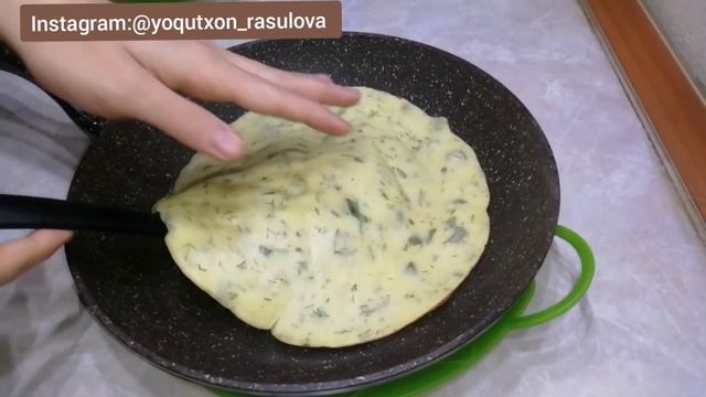 Готовлю второй День подряд на завтрак! Просто смешайте кефир и муку! Лепешки кефирные. смотреть онлайн