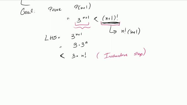 Induction - Showing that 3^n is less than n! смотреть онлайн