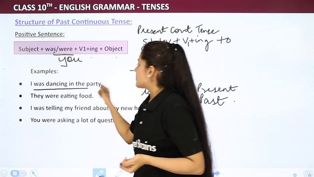 Past Continuous Tense | Structure of Past Continuous Tense | English Grammar смотреть онлайн
