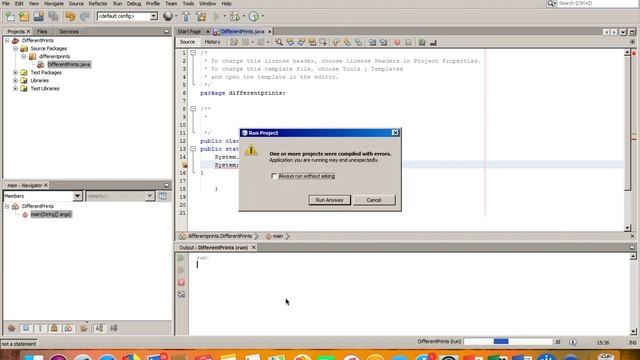java: netbeans: difference between print and println смотреть онлайн