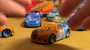 Disney Cars 3 Crash Damaged Piston Cup Racers Stock Car Veterans (Motor Speedway South) Customs