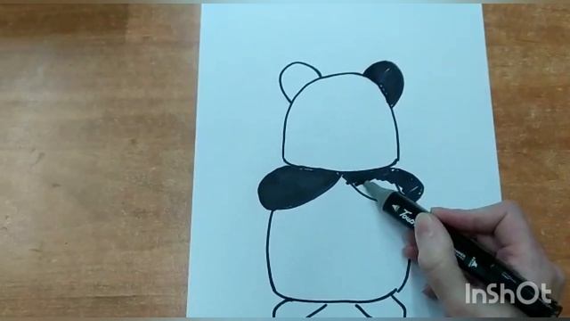 Рисование на тему: Панда. Воспитатель Марковская А.Ю. смотреть онлайн