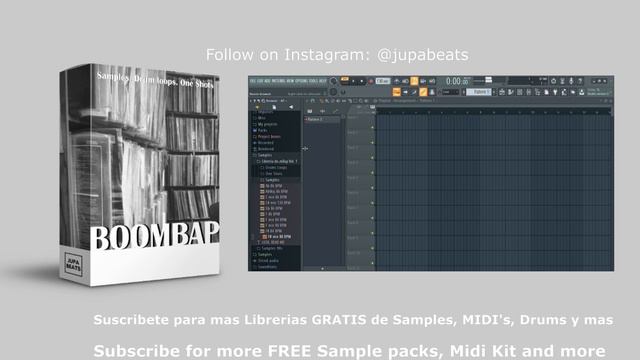 FREE BOOM BAP DRUM KIT - Libreria De Samples BoomBap Rap Vol. 1 - 2020 JupaBeats
