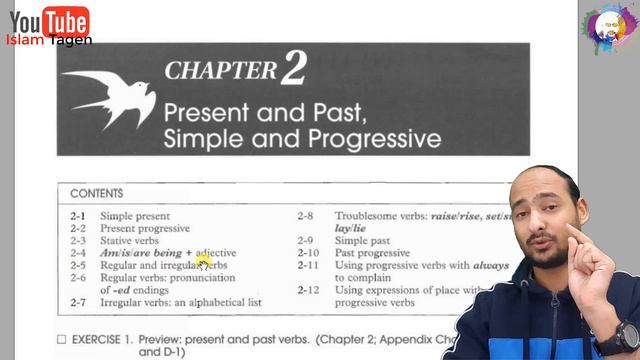 CHAPTER 2: PRESENT AND PAST SIMPLE AND PROGRESSIVEالفصل الثاني:المضارع و الماضي البسيط و المستمر смотреть онлайн