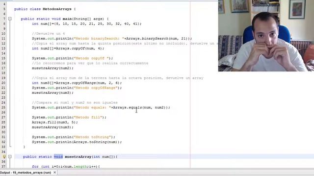 Curso Java #20 - Funciones y métodos Arrays смотреть онлайн