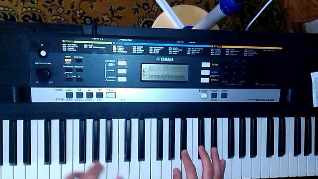 Город, которого нет. Yamaha PSR-E243 смотреть онлайн