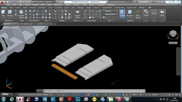 Depron Boeing 727-200 AutoCAD design preview 60"span 70mm edf смотреть онлайн