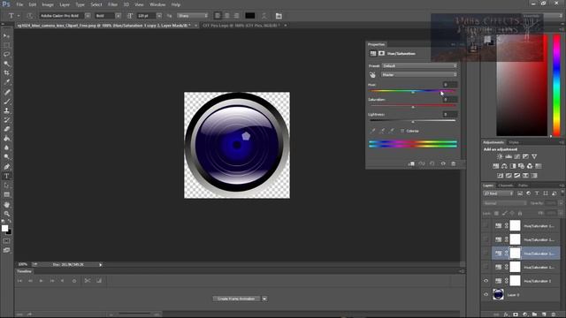 Adobe Photoshop Lesson 25 - Create Animation with Hue and Saturation смотреть онлайн