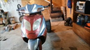 Трицикл из скутера и двигателя от мотоблока.