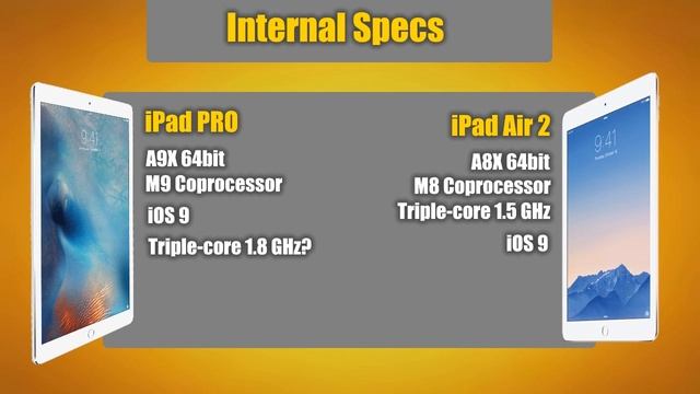 iPad PRO VS iPad Air 2 смотреть онлайн