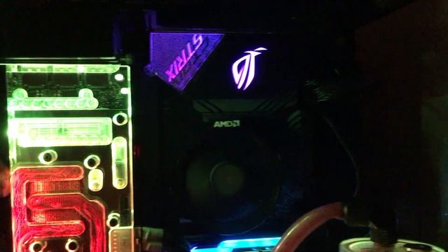 ASUS RTX 3070 EKWB Edition Water Leak Test