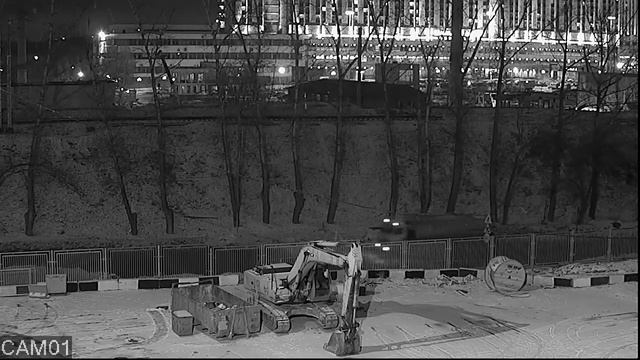 Цветная AHD видеокамера, с матрицей 1/2.8" Sony, f=2.8-12мм Ночь смотреть онлайн