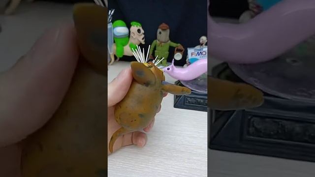 Тот самый мем КОШКА-КАРТОШКА из полимерной глины смотреть онлайн