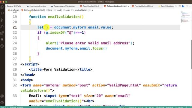 Full Stack Web Development-Lecture 29-JavaScrip Tutorial-Event Handling and Accessing Form Elements смотреть онлайн