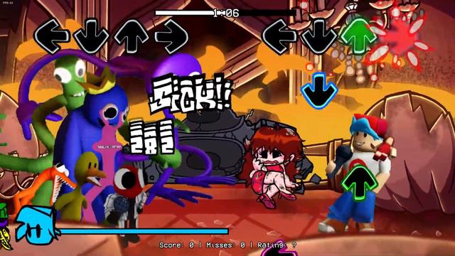Friday Night Funkin' – "Genocide" but All Rainbow Friends Characters Sings It смотреть онлайн