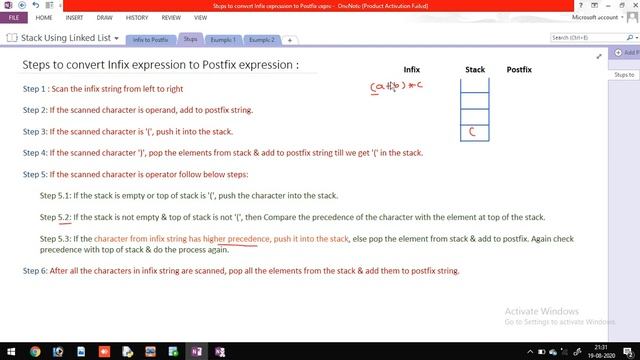 Java DS 17 - Converting Infix expression to Postfix expression смотреть онлайн