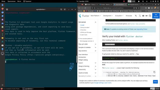 1. Установка Flutter в любой Linux. смотреть онлайн