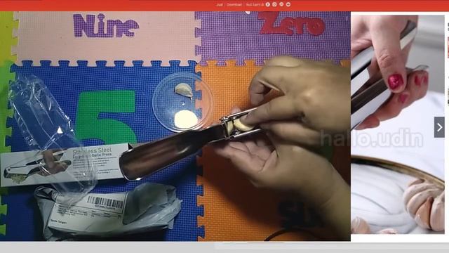 edisi paling kuat !! Garlic Pressure penghancur bawang Stainless SS304 foodgrade anti karat смотреть онлайн
