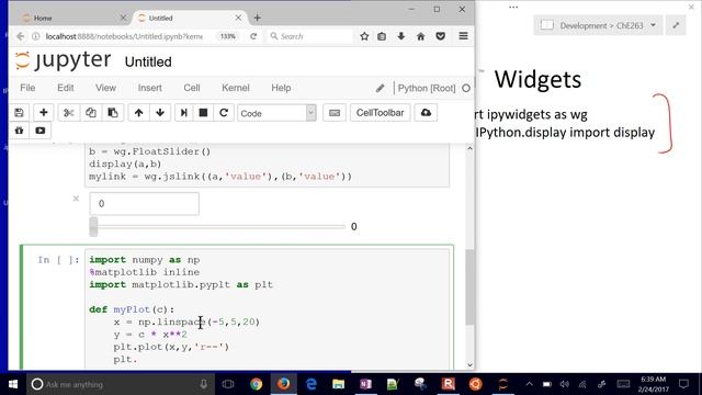 Interactive Python with Widgets смотреть онлайн