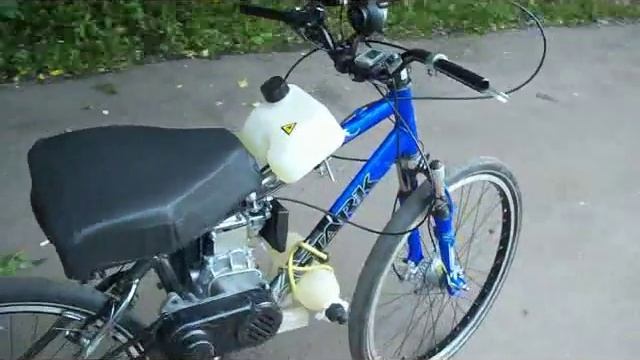 Вариаторный мотовелосипед/CVT moorized bike смотреть онлайн