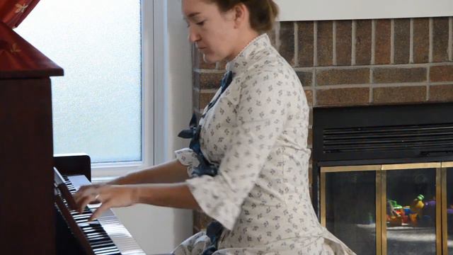 "Minute waltz", F. Chopin op 64 no 1. in a Victorian dress! смотреть онлайн