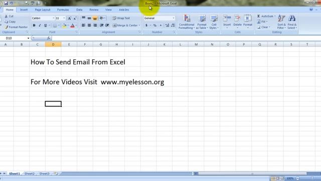 Send Email From MS Excel In Hindi смотреть онлайн