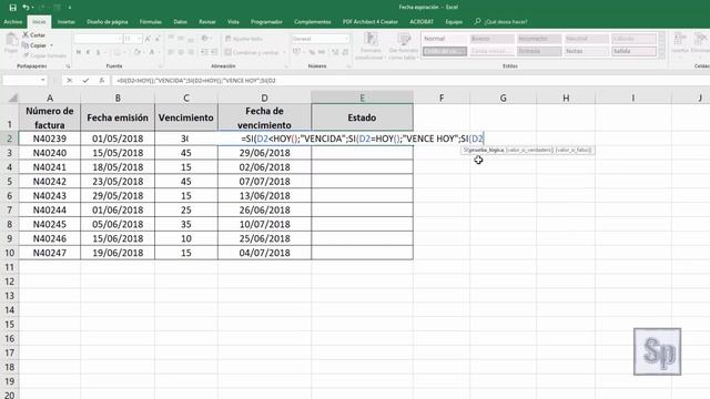 ✅ Cómo calcular FECHAS de VENCIMIENTO y crear ALERTA en Excel [ en 5 minutos ] смотреть онлайн