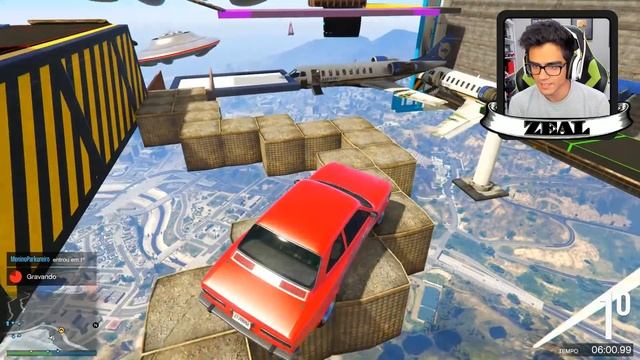 GTA V Online: O DESAFIO Nas NAVES ALIENÍGENAS Com CHEVETTAO!!