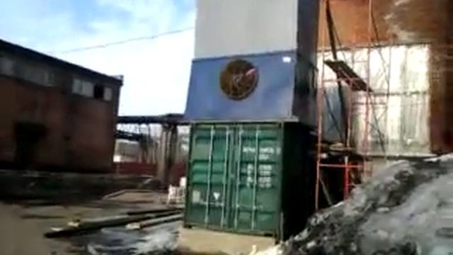 Монтаж градирни + бытовка. День 2-ой. смотреть онлайн