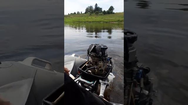 Зажигание от Макса 43 проба на воде . смотреть онлайн