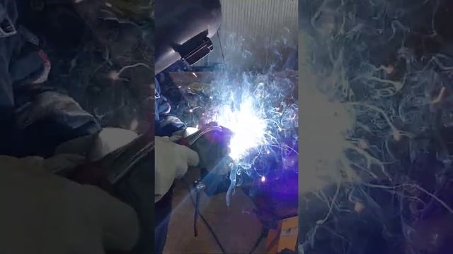 Сварка алюминиевых труб, процесс сварки MIG смотреть онлайн