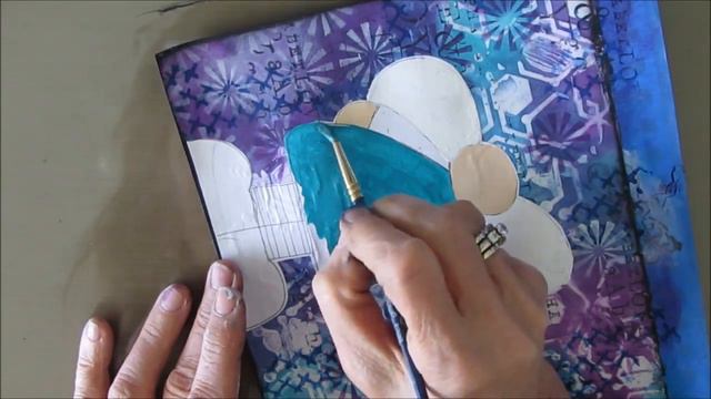 Mixed Media Art Journal Tutorial For Beginners- Layers Layers Layers смотреть онлайн